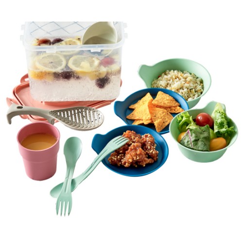 이지앤프리 2인 피크닉 캠핑 식기 세트 11P_이미지