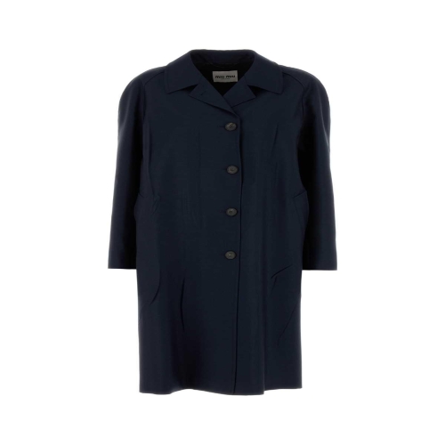 미우미우 Navy blue mohair blend oversize overcoat MS2088SOOO12I1 F0124_이미지