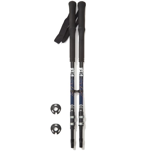 노스페이스 컴팩트 25주년 3단 일자 듀랄루민 스틱 세트 NA5SN33B