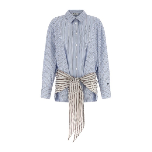 아티코 스트라이프 포플린 노트 미니 원피스 260WCA00506 021_이미지