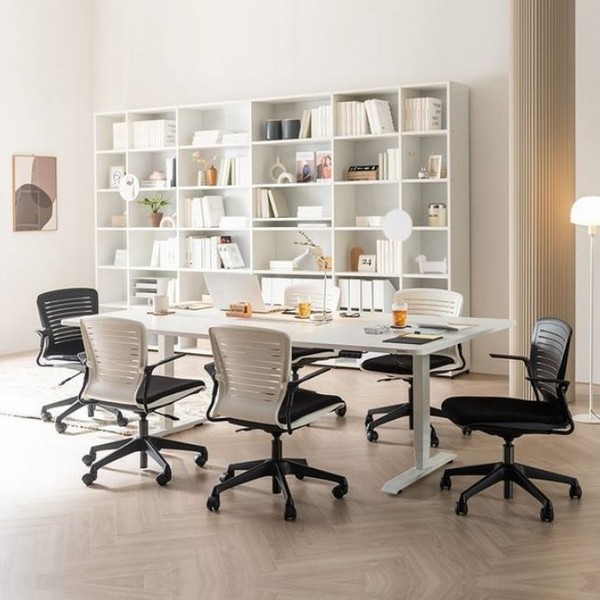 컴프프로 오피스 오토 책상 (2200x1100)_이미지