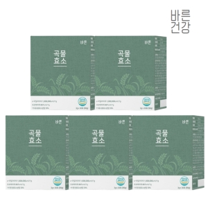 뉴트리커머스 바른 바른 곡물효소 스틱 3g 30포 (5개)_이미지