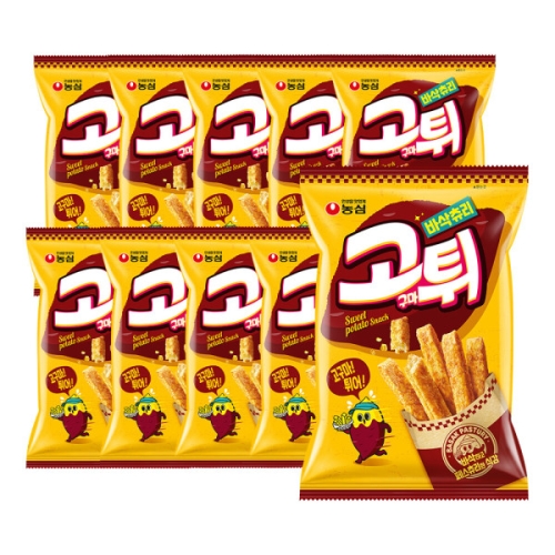 농심 바삭츄리 고튀 90g (10개)