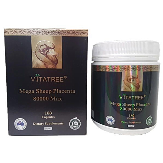 비타트리 메가 플라센타 양태반 80000 맥스 180캡슐 (해외) (1개)