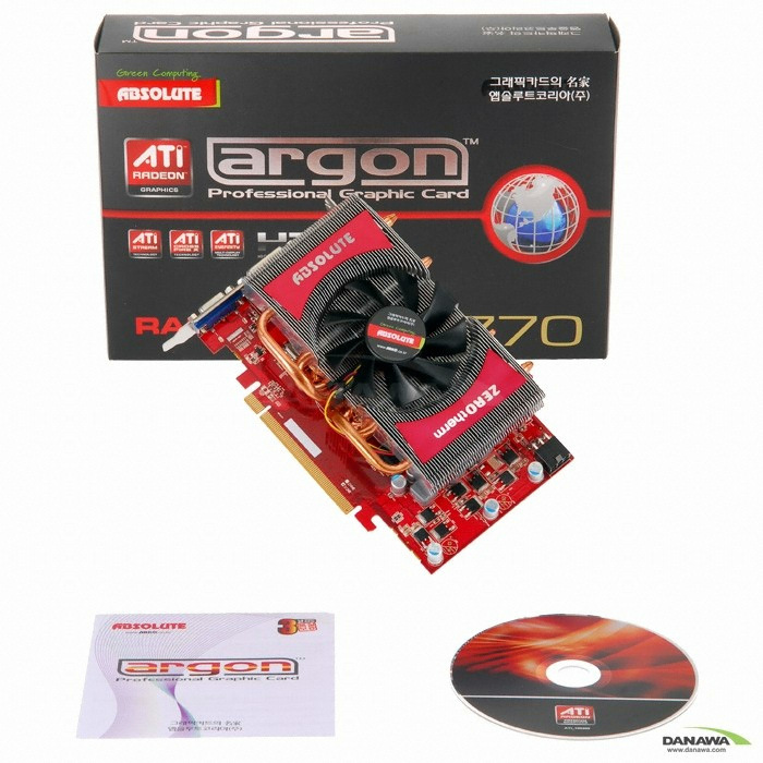 ���� �󵥿� HD 5770 argon D5 512MB ���ν� Ghost