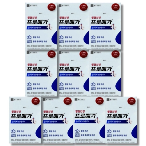 종근당건강 프로메가 뉴티지 오메가3 430mg 60캡슐 (10개)_이미지