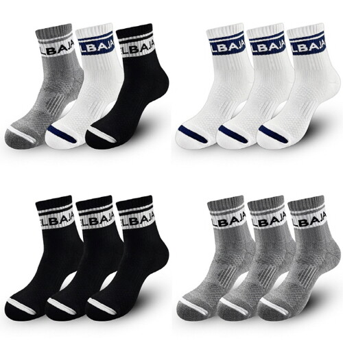 까스텔바작 쿠션 압박 중목 CSM-132 (3켤레)_이미지