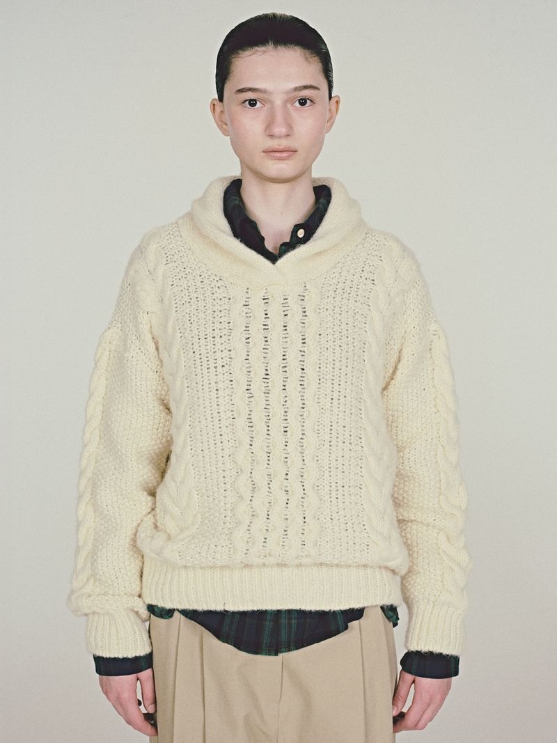 시엔느 Carol Sweater Lemon Yellow 422975