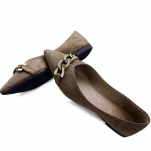k et muse Color chain suede flat KM22w014