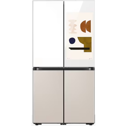 삼성전자 비스포크 패밀리허브 새틴 RF85DB9581 (화이트+베이지)_이미지