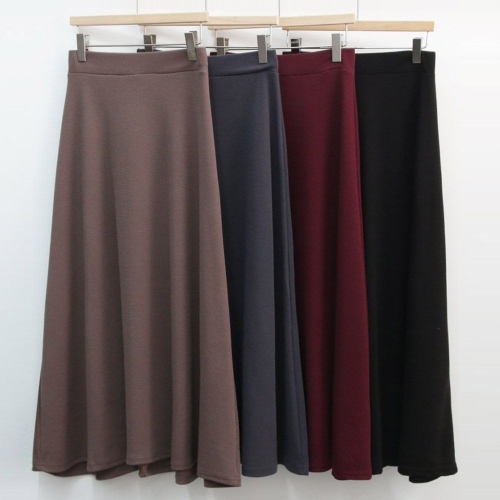 빅사이즈사랑해요 V148L508 스판좋은A라인롱스커트 NO