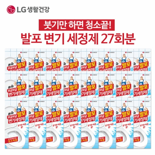 LG생활건강 홈스타 보글보글 발포 변기세정제 60g 3개입 (9개)