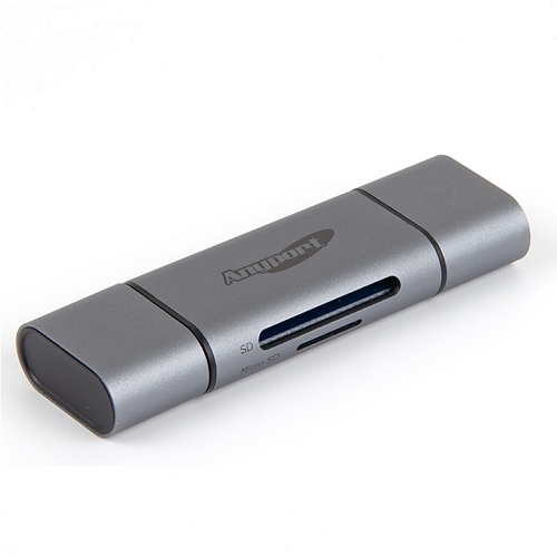 엘디네트웍스 Anyport 메탈바디 2in1 카드리더기 AP-UC21