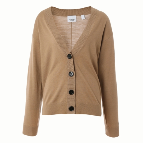 버버리 여성 도녹 울 체크패치 가디건_80748851