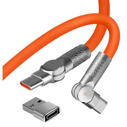 이메이크 PD PPS 60W Type C LED 회전 케이블 EMC-L180PD (3m)_이미지