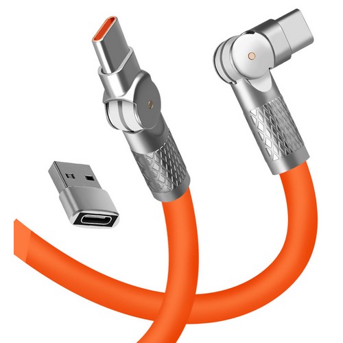 이메이크 PD PPS 60W Type C LED 회전 케이블 EMC-L180PD (3m)_이미지