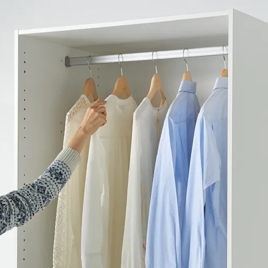 한샘 샘베딩 행거형 드레스룸 세트 2400 (높이 194cm)_이미지