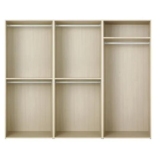 한샘 샘베딩 행거형 드레스룸 세트 2400 (높이 194cm)_이미지