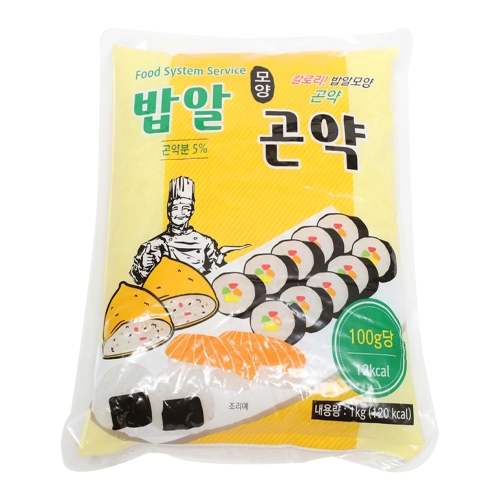글로델 저칼로리 밥알모양 곤약 1kg (1개)_이미지