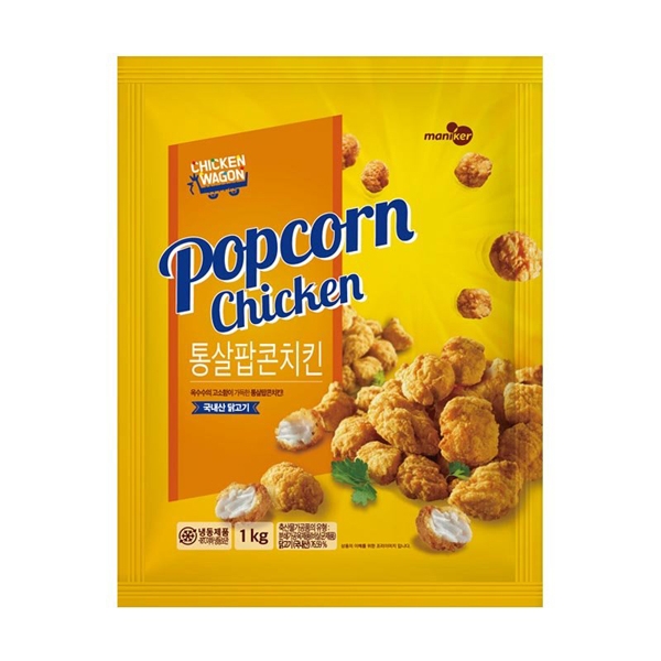 마니커 통살 팝콘 치킨 1kg (1개)_이미지