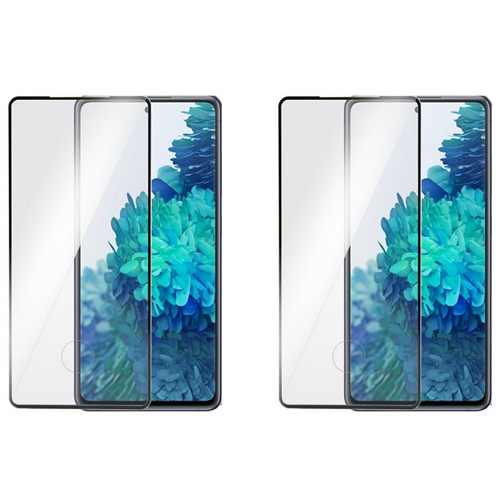 IUVO 갤럭시S20 FE REXX 케이스 호환형 풀커버 강화유리 보호필름 (액정 2매)_이미지