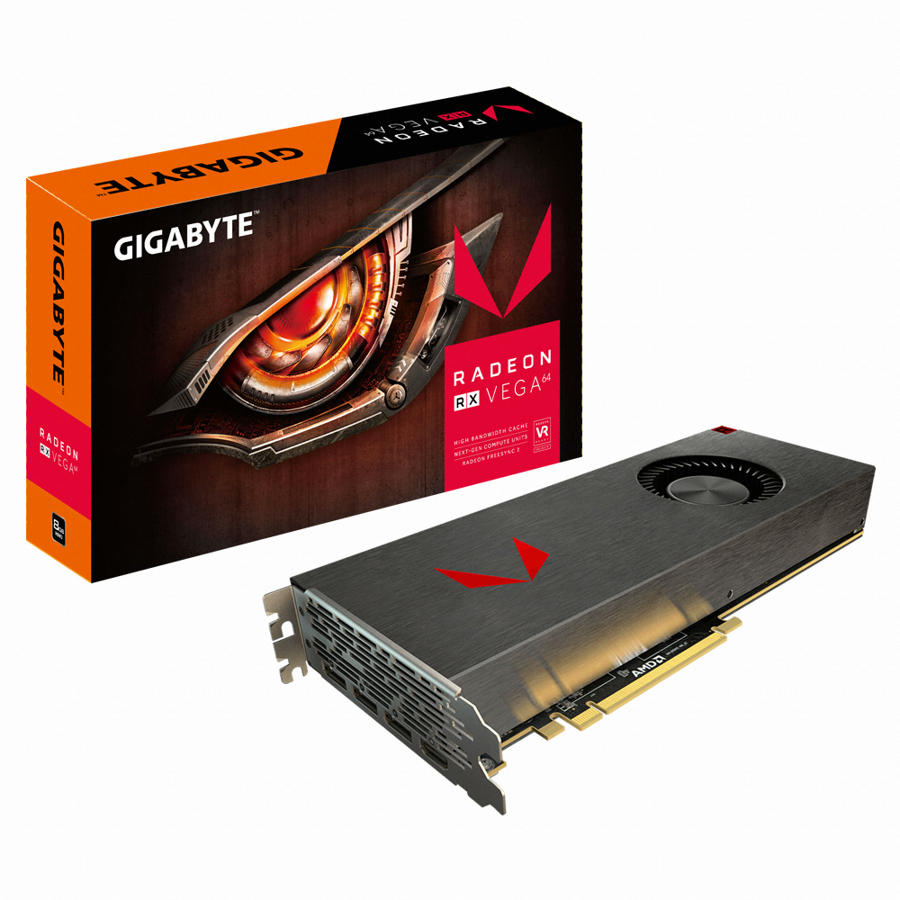 GIGABYTE 라데온 RX Vega 64 실버 HBM2 8GB_이미지
