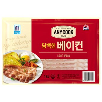사조대림 대림선 애니쿡 담백한 <b>베이컨</b> 1kg
