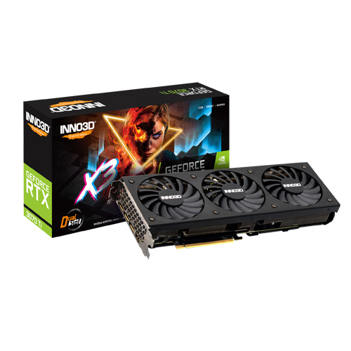 INNO3D 지포스 RTX 3070 Ti OC D6X 8GB X3