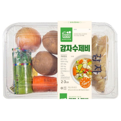 감자수제비 800g