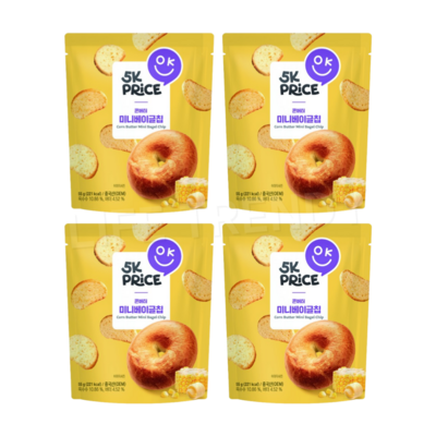 이마트 5K프라이스 미니베이글칩 콘버터 55g (4개)_이미지