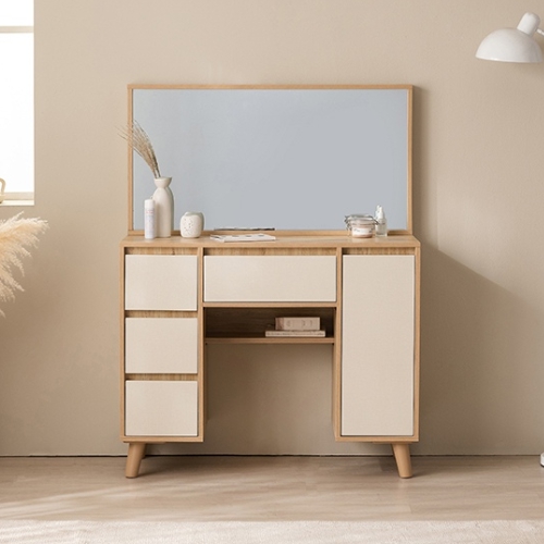 삼익가구 로아 대형 거울 수납형 화장대 950_이미지