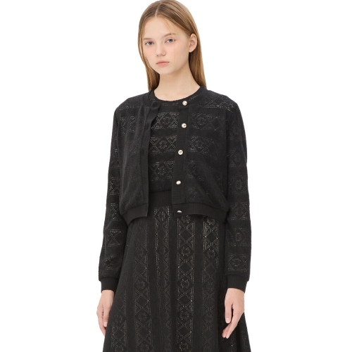 SISLEY 베를린 레이스 니트 가디건 SWS43461_이미지