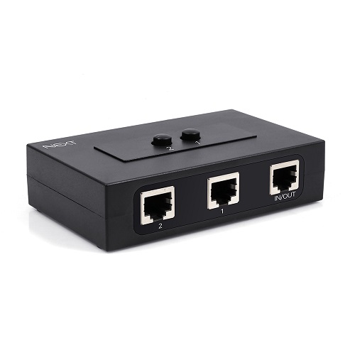 �������������ͽ� �ؽ�Ʈ NEXT-2434UTP 2:1 ����� RJ45 ���� ���ñ�
