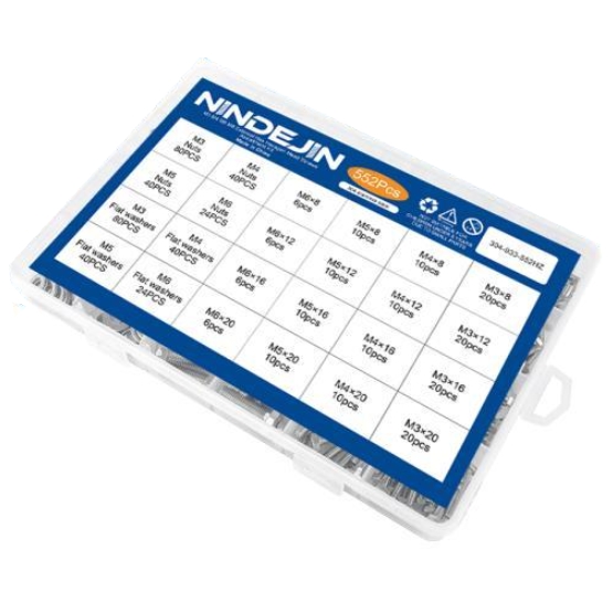 자전거용 볼트 너트 세트 해외구매 (552pcs)_이미지