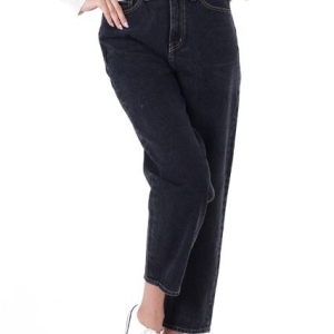 잠뱅이 여성 난스판 바이오스톤워싱 칼라스티치 릴렉스핏 AM3DRS565_이미지