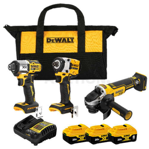 디월트 DCK345 충전 콤보세트 (6.0Ah, 배터리 3개)_이미지