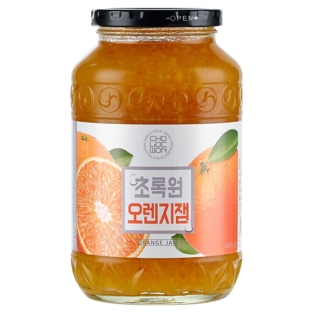 초록원 오렌지잼 1kg (2개)