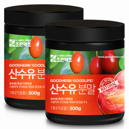 조은약초 산수유분말 300g (2개)_이미지