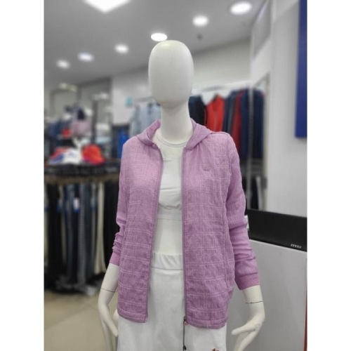 BTR 골프 세이브존06 여성 봄 여름 후드넥 집업 점퍼 러플스 BTJ6119W