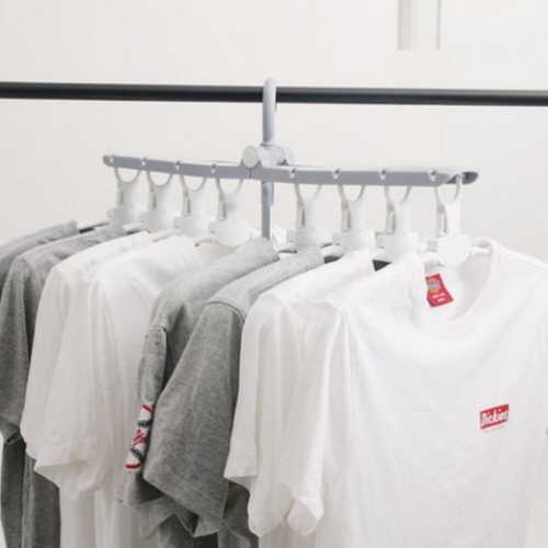 모던 접이식옷걸이 8단