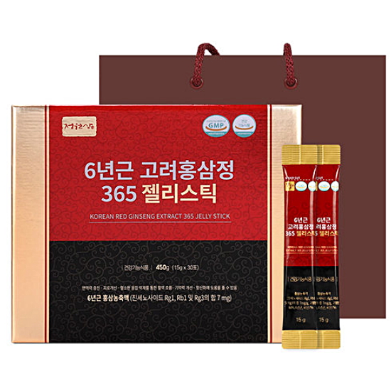 네이처가든 정원삼 6년근 고려홍삼정 365 젤리스틱 15g 30포 (2개)_이미지