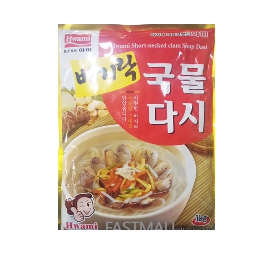 화미 바지락 국물다시 1kg (1개)_이미지