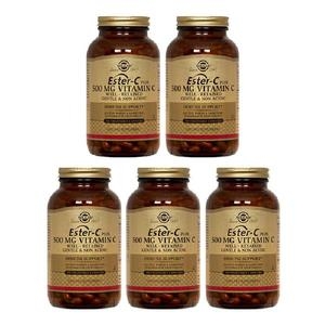 솔가 Ester-C® 플러스 비타민C 500mg 250캡슐 (5개)_이미지