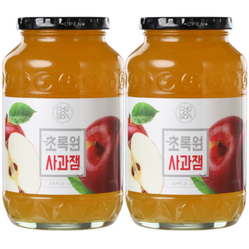 초록원 사과잼 1kg (2개)