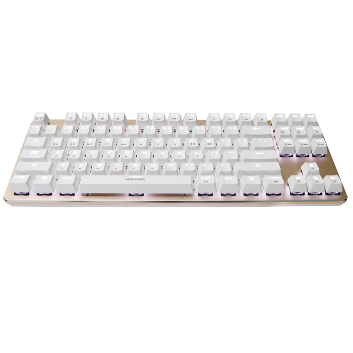 앱코 HACKER K530 LED 기계식 키보드 (청축)_이미지