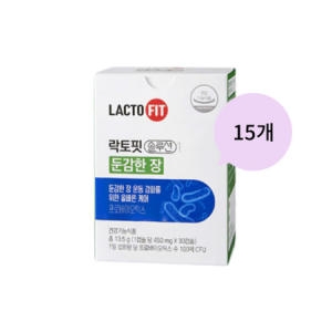 종근당건강 락토핏 솔루션1 둔감한 장 450mg 30캡슐 (15개)_이미지