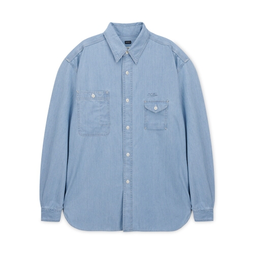 나나미카 남성 레귤러 칼라 라이트 인디고 셔츠 S26SG011E LIGHTINDIGO_이미지