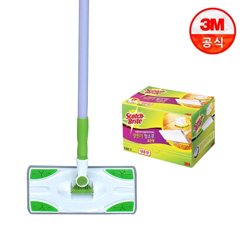 3M 스카치브라이트 물걸레 청소포 더블액션 표준형 60매 (1개)_이미지