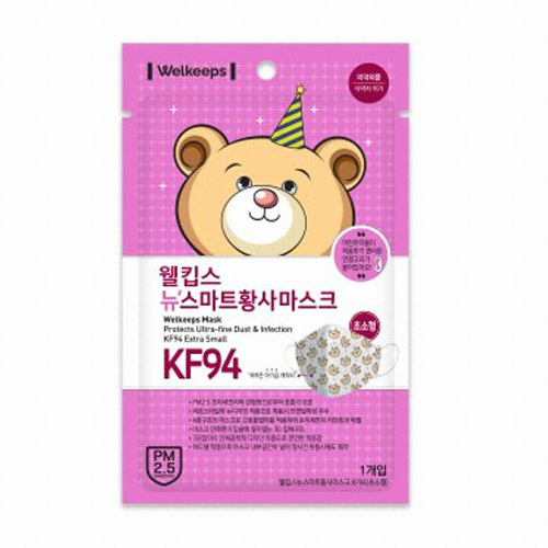 파인텍 웰킵스 황사방역 마스크 KF94 초소형 (25매)