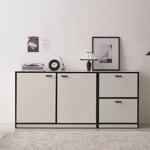 BIF보루네오  마르체 모리 폭깊은 수납장 높은 거실장세트 1800